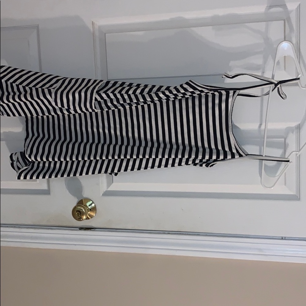 Black and white dress/cover up